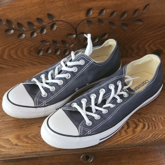 Blue Converse Shoes - Picture 1 of 5